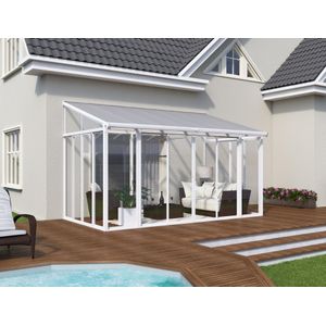 Palram - Canopia  SanRemo Wintergarten, weiß in cm H 285-310 cm x B 295 cm x T 430 cm