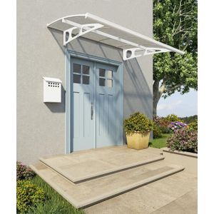 Canopia Veranda- En Deurluifel Bordeaux Helder Wit 140x223cm