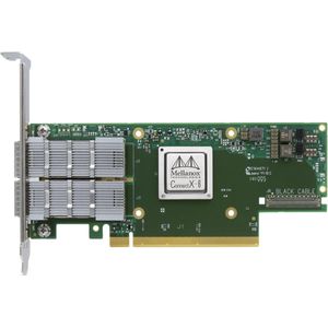 NVIDIA ConnectX-6 VPI Adpcard SP QSFP56 Hoge Br (PCI Express 3.0), Netwerkkaarten, Zilver