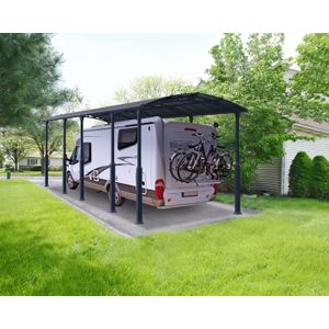 Palram | Canopia - Carport Camper Alpine - Grijs - 1077x359x307cm
