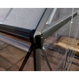 Gewächshaus Balance 8x20 Alu Grau 244x607cm