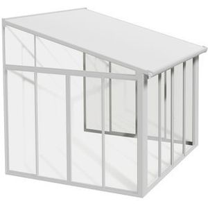 Palram - Canopia Serre, Veranda En Solarium Sanremo - Helder - Wit -314x300cm | Veranda's met wanden