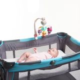 Tiny Love Take-Along Mobiel, 3-in-1 Baby Muziekmobiel, 0+ Maanden, voor Wieg, Box of Kinderwagen, Multifunctioneel met 3 Bevestigingen, 5 Melodieën, 30 Minuten Onafgebroken Muziek, Tiny Princess Tales