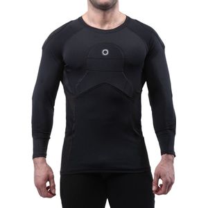 Elite Sport Body Shield Protection Shirt L.M. Heren - Zwart | Maat: XL