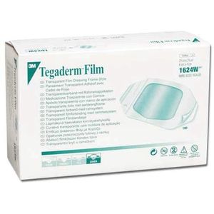3M Gezondheidszorg 1624W Tegaderm Film Dressing, Frame Style, 6,75 ""Lengte x 6,375"" Breedte, Transparant Pack van 50 Stuks