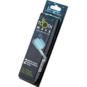 Silk'n ToothWave Extra Soft Vervangende Opzetstuk voor Sonische Batterij Tandenborstel Extra Soft Small for ToothWave 2 st