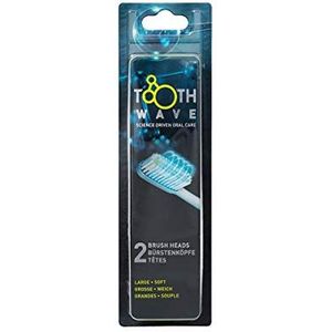 Silk'n ToothWave Soft Vervangende Opzetstuk voor Sonische Batterij Tandenborstel Soft Large for ToothWave 2 st