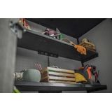 Keter High Store+ Opbergkast - 1400L - 140x73,6x170,4cm - Grijs