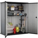 Keter High Store+ Opbergkast - 1400L - 140x73,6x170,4cm - Grijs