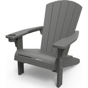 Keter Alpine Adirondack Loungestoel - Antraciet