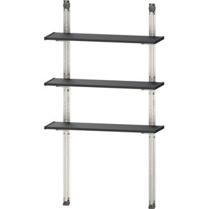 Keter - Wandplankenset - 3 Planken - 97 cm - Hoogte Aanpasbaar - Maximaal 30kg