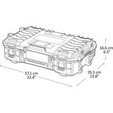 Keter - Pro Gear - Gereedschapskoffer - Zwart - 57,1x35,1x16,6 cm