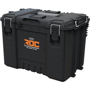 Keter - ROC Pro Gear 2.0 - Gereedschapskoffer - Zwart/Grijs - Draagvermogen tot 72 kg