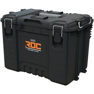 Keter ROC Pro Gear Heavy Duty Tool Storage XL Toolbox Zwart/Grijs