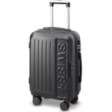 Swiss - Lausanne Handbagage koffer - 4 Wielen - TSA-cijferslot - Zwart