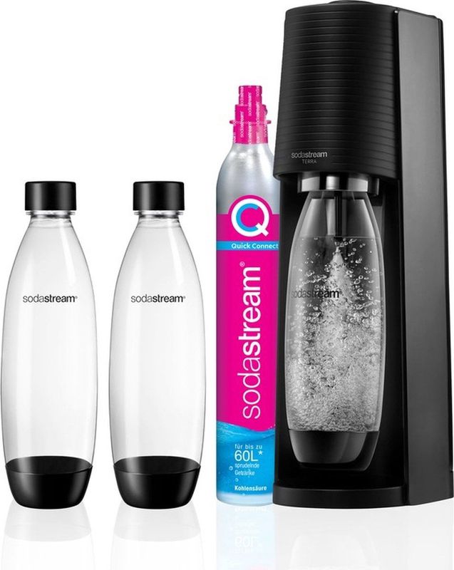 SodaStream Terra Megapack Zwart - Sodamaker - Zwart