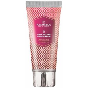 Pure Mineral - Herstellende Handcrème met Sheaboter - Dode Zee Mineralen, Voedend, Intense Hydratatie - Zonder siliconen, sulfaten, parabenen - 50ml