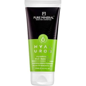 Pure Mineral - Reinigend moddermasker voor vette en problematische huid – mineralen uit de Dode Zee, absorbeert talg, reinigt grondig – zonder siliconen, sulfaten, parabenen – 175 ml