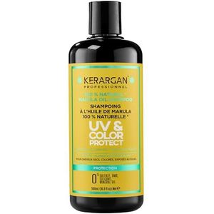 Kerargan - UV-beschermende shampoo en kleur met marula-olie voor droog en gekleurd haar - Reinigt, beschermt, voedt - sulfaatvrij, GMO, siliconen, minerale olie - 500ml