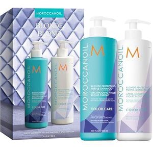 Moroccanoil - Blonde Perfecting - Shampoo & Conditioner - 500ml