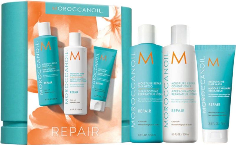 Moroccanoil - Repair Spring Set - Haarverzorging - 250ml Shampoo - 250ml Conditioner - 75ml Haarmasker