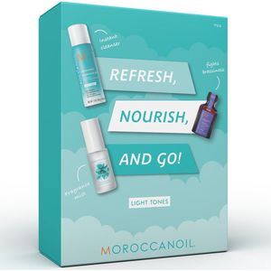Moroccanoil - Refresh Nourish & Go Kit - Luxe Set voor Blond Haar - 3 Producten