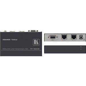 Kramer Electronics TP-102HD AV Transmitter zwart wit audio/video extender - A/V extender (120 x 71,5 x 27,6 mm, 300 g)