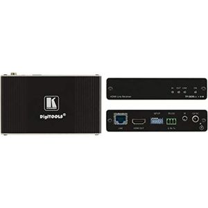 Kramer DigiTOOLS TP-583Rxr - Ontvanger - Video, Audio, Infrarood en Serieel E, Bluray + DVD-speler, Zwart