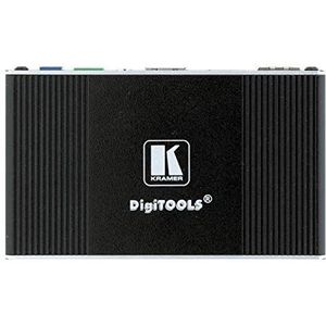 Kramer DigiTOOLS TP-789RXR - Video/Audio/Infrarood/Serieel/Netwerkverlenger, Accessoires voor digitale bewegwijzering, Zwart