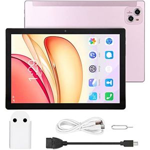 Tablet PC EU Plug 100-240V 5G WiFi Dual Card Dual Standby 8 Core CPU 7000mAh Batterij FHD Tablet 8MP Voor 16MP Achter Voor 10 (Paars)