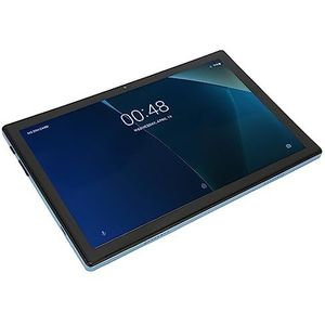 10,1-inch Tablet, WIFI-tablet 5G WIFI Octa Core FDH＋ Scherm Dubbele Luidsprekers voor Video Om Te Lezen (Blauw)
