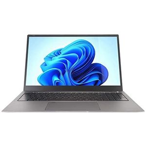 15,6-inch HD-Laptop voor Windows 10 11, 16 GB RAM 1920 X 1080 Zakelijke Laptop, 11e Generatie voor Intel Core Processor I7 1165G7, 2 MP HD-camera, Ontgrendelen met Vingerafdruk, (512 GB EU-stekker)