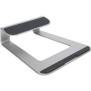 Aluminium Laptopstandaard, Ergonomische Computerstandaard, Riser Houder Notebook Koelbeugel Compatibel met OS X, voor IOS Pad Pro 11-15in Laptops, Zilver