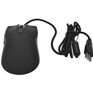 BROLEO 6400DPI bedrade muis, 6 DPI Niveaus Ergonomisch Ontwerp 6400DPI Gaming Bedrade Muis voor Laptop voor Desktop Computers