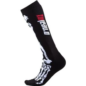 O'NEAL | Mountainbike Motocross Sokken | MTB Downhill Freeride | Zweet absorberend, versterkte hiel & zool gebied | Pro MX XRAY | Unisex | Volwassen | Zwart Wit | Een Maat