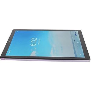 HD-Tablet, 2MP Voorkant 5MP Achterkant 6GB 128GB 10 Inch Tablet 5G WiFi Dual SIM Dual Standby Aluminiumlegering Glas voor Kijken voor 10.1 (Paars)