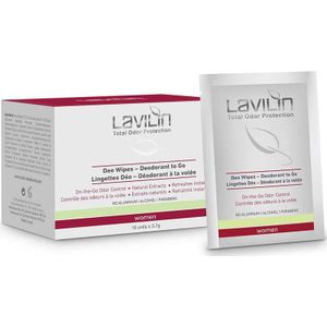 Lavilin Deo Wipes - Deodorant To Go Women 37 ml