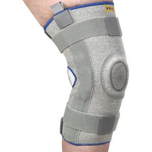 Uriel – Kniebrace met Silicone Knieschijf Ondersteuning – Unisex – Maat XS - Past Links & Rechts