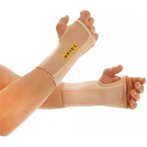 Uriel - Polsbrace met spalk - Links & rechts - Voor carpaal tunnel syndroom - Beige - Maat XL