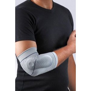 Elleboogbrace met silicone ondersteuning