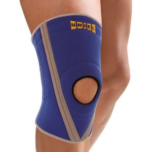 Uriel - Kniebrace - Neopreen - Ondersteunend & Warm - Sport & Herstel - Unisex - Links & Rechts - Blauw