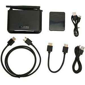 Draadloze AV-Extender, 1080P 60Hz 4K 30Hz ABS Wireless HD Multimedia Interface Extender 196,9 Voet Draadloze Transmissie voor Laptopvideoconferentie