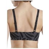 Sport BH Adidas Women Scoop Lounge Bra Tiger Print