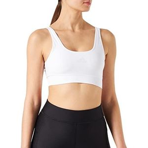 Sport BH Adidas Women Scoop Lounge Bra White 2