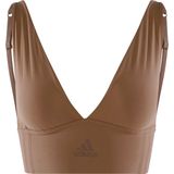 adidas - Longline Bra - Sport BH - Beaver Fur