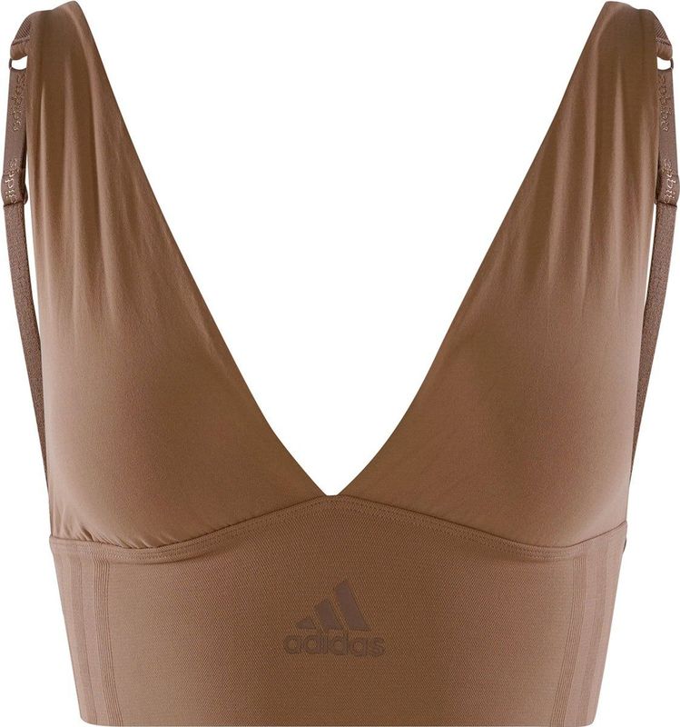 adidas - Longline Bra - Sport BH - Beaver Fur
