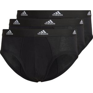 adidas Sportswear Comfort Flex Cotton 3 Stripes Slip Heren Zwart