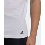 adidas Multipack Crew Neck T-shirt (3 stuks) bovenlaag heren, Wit, L