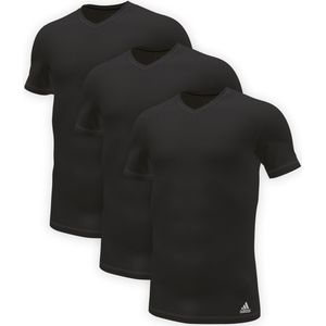 adidas T-shirt Active Flex Cotton - Kleur: Zwart - Set van 3