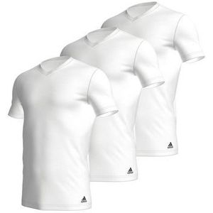 3-pack V-hals shirts active core wit